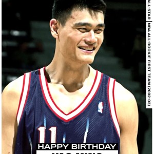 国人骄傲！NBA官推晒图祝姚明45岁生日快乐